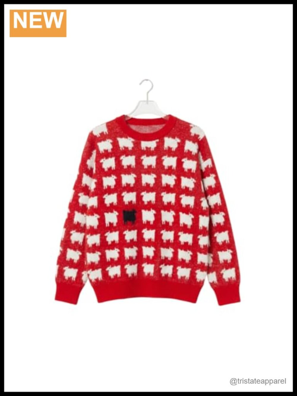 Christmas Black Sheep Sweater Soft Cotton Pullover